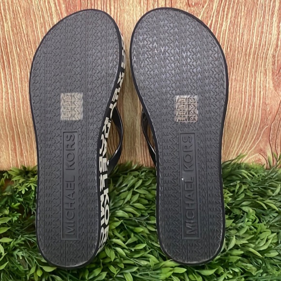 Michael Kors Wedge Flip Flop Sandals - Picture 5 of 5